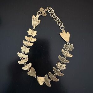 Ulla Johnson Hammered Gold Necklace